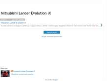 Tablet Screenshot of mitsubishilancerevolution9.blogspot.com