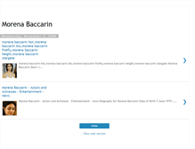 Tablet Screenshot of bio-morena-baccarin.blogspot.com