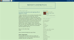Desktop Screenshot of mossyloomings.blogspot.com