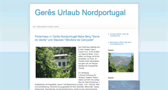 Desktop Screenshot of geres-urlaub-nordportugal.blogspot.com