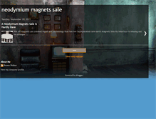 Tablet Screenshot of neodymiummagnetssale.blogspot.com