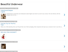 Tablet Screenshot of beautifulunderwear.blogspot.com