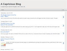 Tablet Screenshot of capriciousblog.blogspot.com