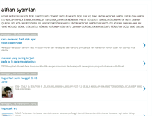 Tablet Screenshot of alfian-syamlan.blogspot.com