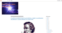 Desktop Screenshot of espiritismoparainiciantes.blogspot.com