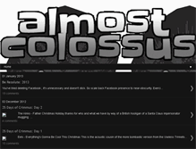 Tablet Screenshot of almostcolossus.blogspot.com