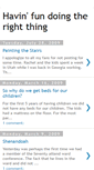 Mobile Screenshot of havinfundoingtherightthing.blogspot.com