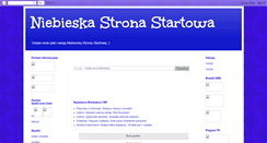 Desktop Screenshot of niebieska-strona-startowa.blogspot.com