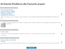Tablet Screenshot of mioracionpredilecta.blogspot.com