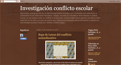 Desktop Screenshot of investigacionconflictoescolar.blogspot.com