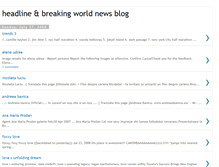 Tablet Screenshot of headline-world-news.blogspot.com