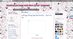 Desktop Screenshot of kumpulanlirikinfokpopdankdrama.blogspot.com