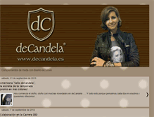 Tablet Screenshot of decandela.blogspot.com