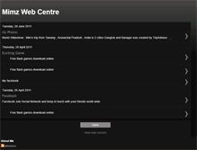 Tablet Screenshot of mimzwebcentre.blogspot.com