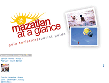 Tablet Screenshot of mazatlanataglance.blogspot.com