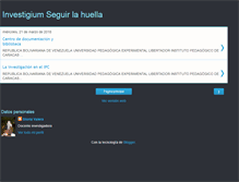 Tablet Screenshot of gloriavalerainvestigacion.blogspot.com