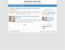 Tablet Screenshot of beasiswapopuler.blogspot.com