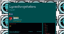 Desktop Screenshot of lycanthropehaterz.blogspot.com