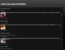 Tablet Screenshot of justepargourmandise.blogspot.com