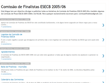Tablet Screenshot of comissaofinalistas.blogspot.com