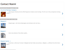 Tablet Screenshot of noemicontact.blogspot.com