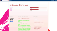 Desktop Screenshot of estilosefamosos.blogspot.com