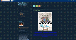 Desktop Screenshot of pastchessnews.blogspot.com