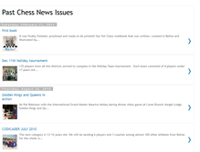 Tablet Screenshot of pastchessnews.blogspot.com