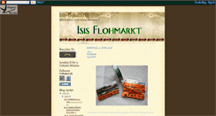 Desktop Screenshot of isis-flohmarkt.blogspot.com