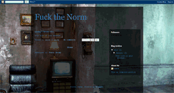 Desktop Screenshot of fuckthenorm.blogspot.com