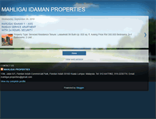 Tablet Screenshot of mahligaiproperties.blogspot.com