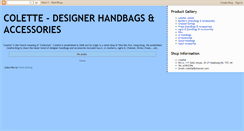 Desktop Screenshot of coletteshop.blogspot.com