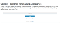 Tablet Screenshot of coletteshop.blogspot.com