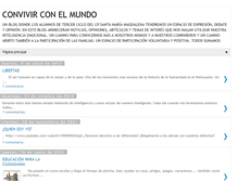 Tablet Screenshot of convivirconelmundo.blogspot.com