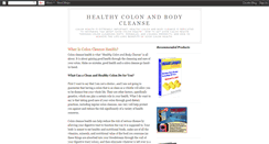 Desktop Screenshot of colon-cleanse-health.blogspot.com