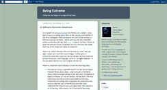 Desktop Screenshot of beingextreme.blogspot.com