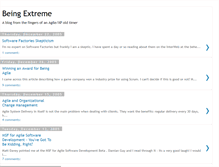 Tablet Screenshot of beingextreme.blogspot.com