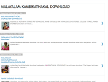 Tablet Screenshot of malayalamkambikathakaldownload.blogspot.com