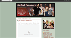 Desktop Screenshot of central-paramore.blogspot.com