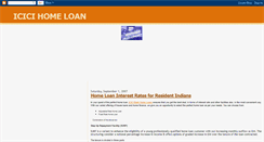 Desktop Screenshot of icicihomeloan.blogspot.com