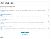 Tablet Screenshot of icicihomeloan.blogspot.com