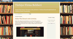 Desktop Screenshot of firmasitesi.blogspot.com