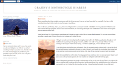 Desktop Screenshot of grannysmotorcyclediaries.blogspot.com