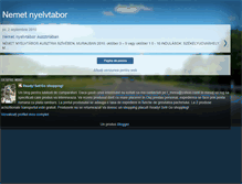 Tablet Screenshot of nemetnyelvtabor.blogspot.com