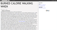 Desktop Screenshot of burnedcaloriewalkingwhen.blogspot.com