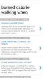 Mobile Screenshot of burnedcaloriewalkingwhen.blogspot.com