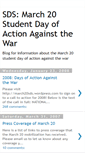 Mobile Screenshot of march20antiwar.blogspot.com