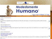 Tablet Screenshot of modestamentehumano.blogspot.com