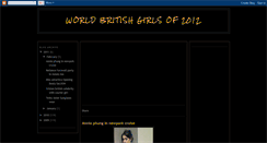 Desktop Screenshot of girls-2011.blogspot.com