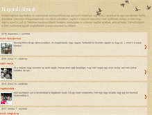 Tablet Screenshot of nappalialmok.blogspot.com